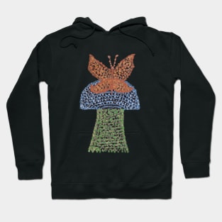 Mushroom and Butterfly Hoodie